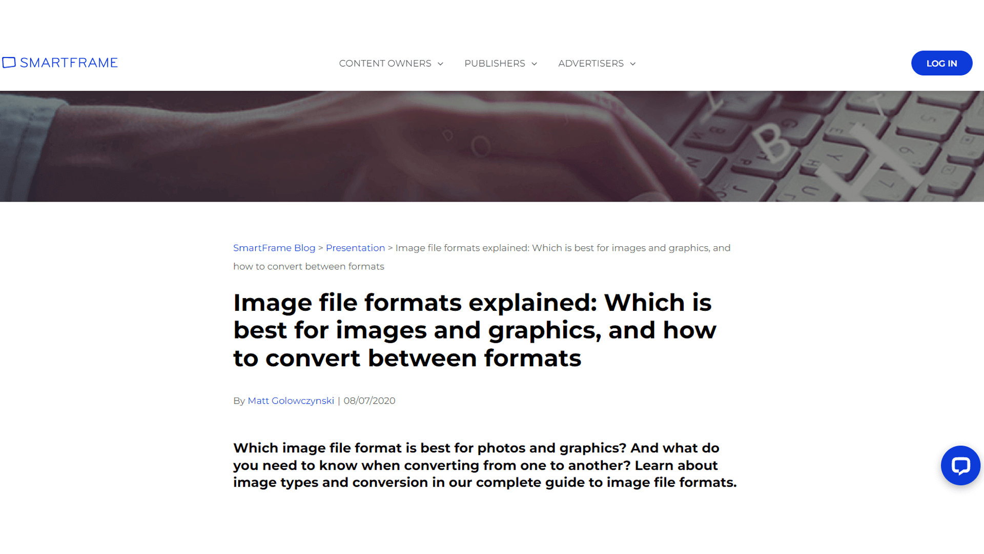 Image File Formats explained